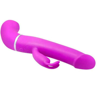 Vibratore di Lusso con Coniglio e Funzione Squirt – 12 Modalità Ricaricabile